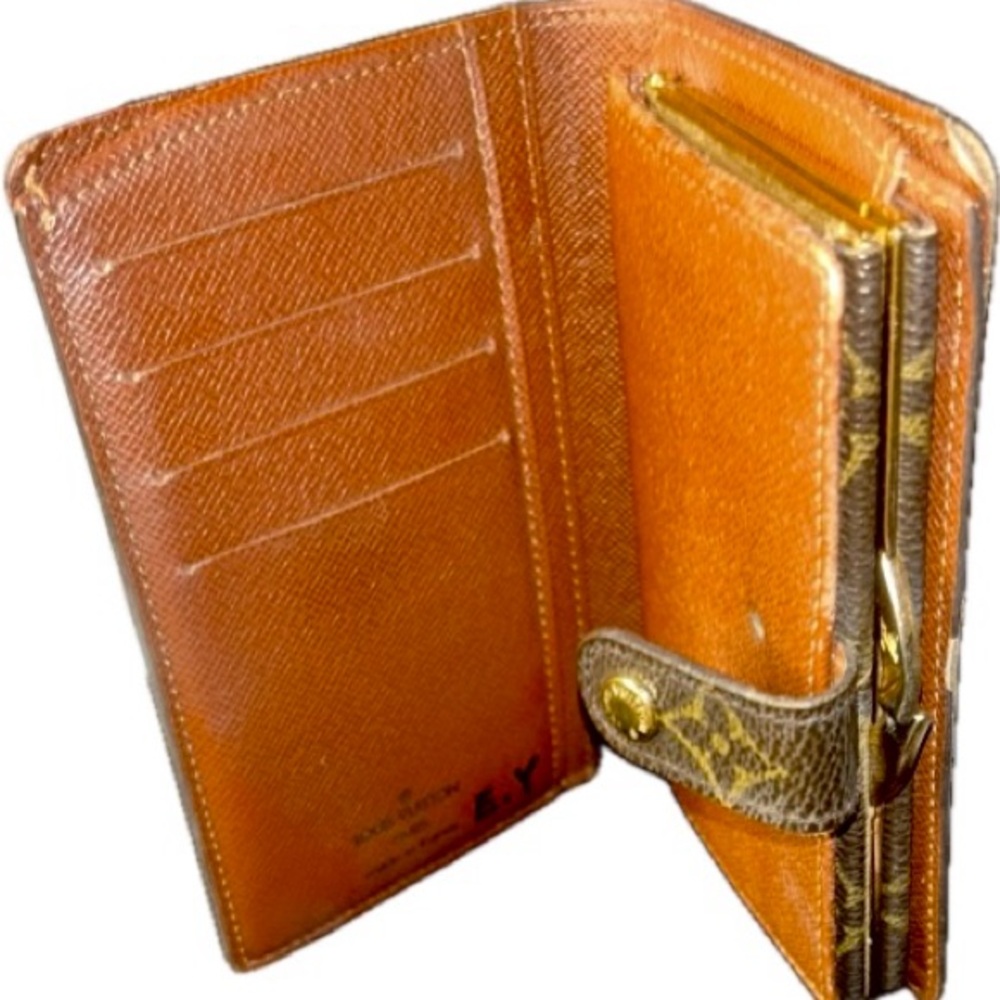 Louis Vuitton Vintage Monogram Wallet Kisslock Coin | TH0091 Made in France - Picture 5 of 8